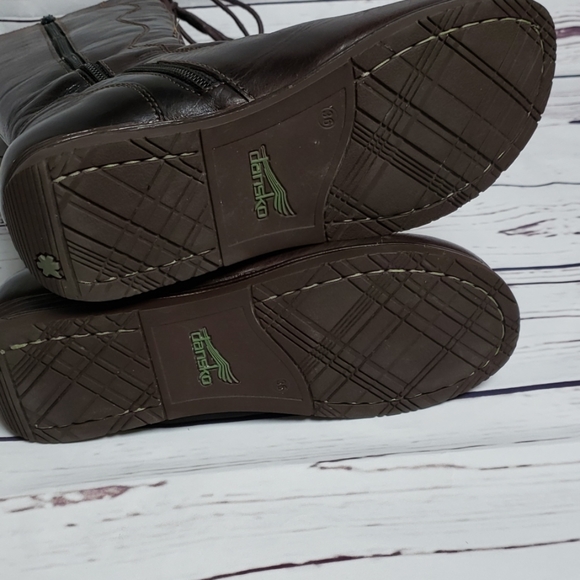 Dansko lace up leather boots sz 36 brown - Picture 5 of 8